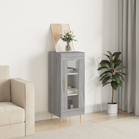 ZNTS Sideboard Grey Sonoma 34.5x34x90 cm Engineered Wood 828786