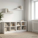 Bed Cabinet 2 pcs White 66 x 33 x 48 cm Engineered Wood 893723