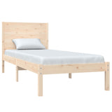 Bed Frame without Mattress 75x190 cm Small Single Solid Wood 3104113