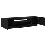 TV Cabinet Black 160 x 35 x 40 cm Engineered Wood 861103