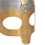 Viking Helmet Antique Replica LARP Silver Steel 286236