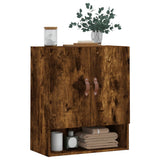 Wall Cabinet Smoked Oak 60x31x70 cm Engineered Wood 829889