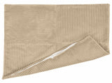 Cushion Cover 6 pcs ALMELO Taupe 80 x 80 cm Corduroy 915708