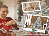 6ft Snow Flocked Artificial Christmas Tree T3398P424886
