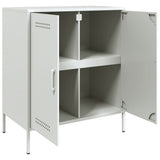 Sideboard White 68x39x79 cm Steel 842981
