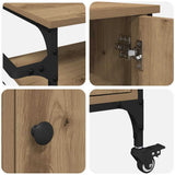 Kitchen Trolley Artisan Oak 87.5 x 39 x 84.5 cm Engineered Wood 871664