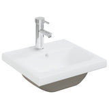 Bathroom Sink Cabinet with Built-in Basin and Faucet Concrete Grey 3324888