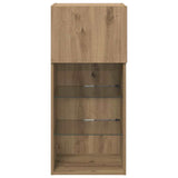 Wall-mounted TV Cabinet 40.5 x 30 x 90 cm Artisan Oak 882956