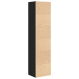 Bookcase Black Oak 31x24x127 cm Engineered Wood 860347
