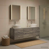 Bathroom Furniture Set 5 pcs Grey Sonoma 3406892