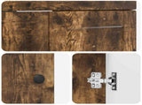 Bathroom Furniture Set Smoked Oak 56 x 37.5 x 81 cm 3404129