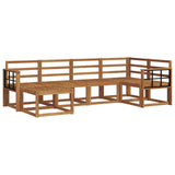 Outdoor Sofa Set 6 pcs Natural 3366647
