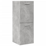 5 Piece Bathroom Furniture Set Concrete Grey Engineered Wood 3324877
