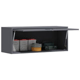 Wall Cabinet for Garage with Gas-lift Door Anthracite 883274