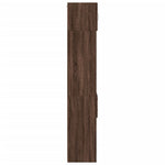 Slim Storage Cabinet Brown Oak 45x42.5x225 cm Engineered Wood 3281300