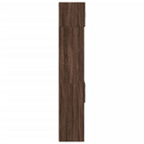 Slim Storage Cabinet Brown Oak 45x42.5x225 cm Engineered Wood 3281300