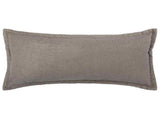 Cushion Cover 12 pcs HOUTEN Light Grey 40 x 80 cm Boucl 918204