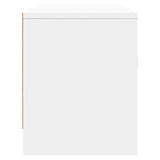 TV Cabinet White 102x30x37.5 cm Engineered Wood 823253