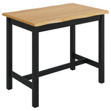 High Bar Table EKAI Black 112 x 70 x 91 cm Solid Pine Wood 42037013