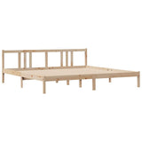 Bed Frame without Mattress 180x200 cm Super King Solid Wood Pine 3301642