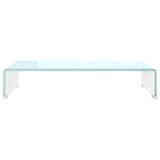TV Stand/Monitor Riser Glass Green 60x25x11 cm 244143