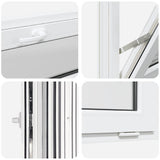 Basement Window RISOR 90x40 cm Tilt 2 Glazing White 4108336