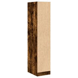 Apothecary Cabinet Smoked Oak 30x41x144.5 cm Engineered Wood 855173