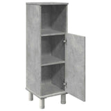 Bathroom Cabinet Concrete Grey 30x30x95 cm Engineered Wood 856136