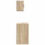 Garage Cabinets 2 pcs Sonoma Oak Engineered Wood 3328280