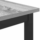 Table Grey Sonoma 100 x 50 x 90.5 cm Engineered Wood and Steel 873735