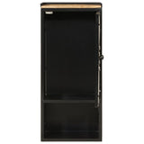 Bathroom Cabinet 40x27x90 cm Iron and Solid Wood Mango 358562