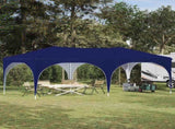 Pop-up Party Tent 575 x 288 x 245 cm Blue Oxford Fabric 42019879