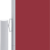 Retractable Side Awning Red 160x1000 cm 318035