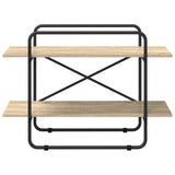 Bookshelf 2-Tier 100 x 35 x 70 cm PB Sonoma Oak 8007799