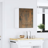 Kitchen Wall Cabinet Kalmar Smoked Oak Engineered Wood 853567