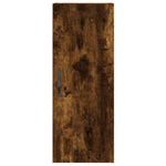 Highboard Smoked Oak 34.5x34x180 cm Engineered Wood 3199142