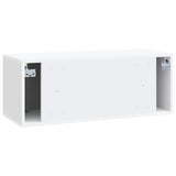 Wall-Mounted TV Cabinet 78.5 x 31 x 30 cm White Engineered Wood 899225
