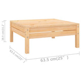13 Piece Garden Lounge Set Solid Wood Pine 3083169