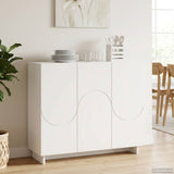 Sideboard White 85.5 x 31 x 75 cm Engineered Wood 8011540