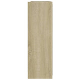 Bathroom Mirror Cabinet Sonoma Oak 62.5x20.5x64 cm Engineered Wood 803311