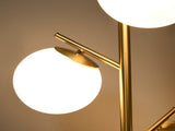 3-Light Tree Floor Lamps for Living Room, Modern Standing Lamp for Bedroom with Globe Lampshade, T3398P343239