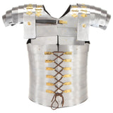 Roman Soldier Body Armour Replica LARP Silver Steel 286208