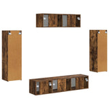TV Cabinet 5 pcs Smoked Oak 3409173