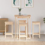5 Piece Bar Set Solid Wood Pine 3124737