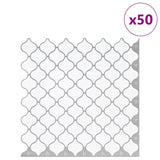 Lanturn Tile 50 pcs White 27 x 27 cm Polyurethane and PET 42046236