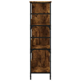 Bookshelf Smoked Oak 78.5x33x117.5 cm Engineered Wood 835251