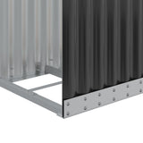Log Holder Anthracite 40x45x170 cm Galvanised Steel 364558