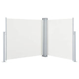 Retractable Side Awning Cream 100x600 cm 48443