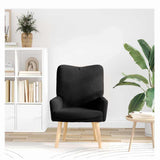 Armchair Black 63 x 67 x 94 cm Fabric 42001793