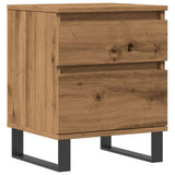Bedside Cabinet Artisan Oak 40x35x50 cm Engineered Wood 857438